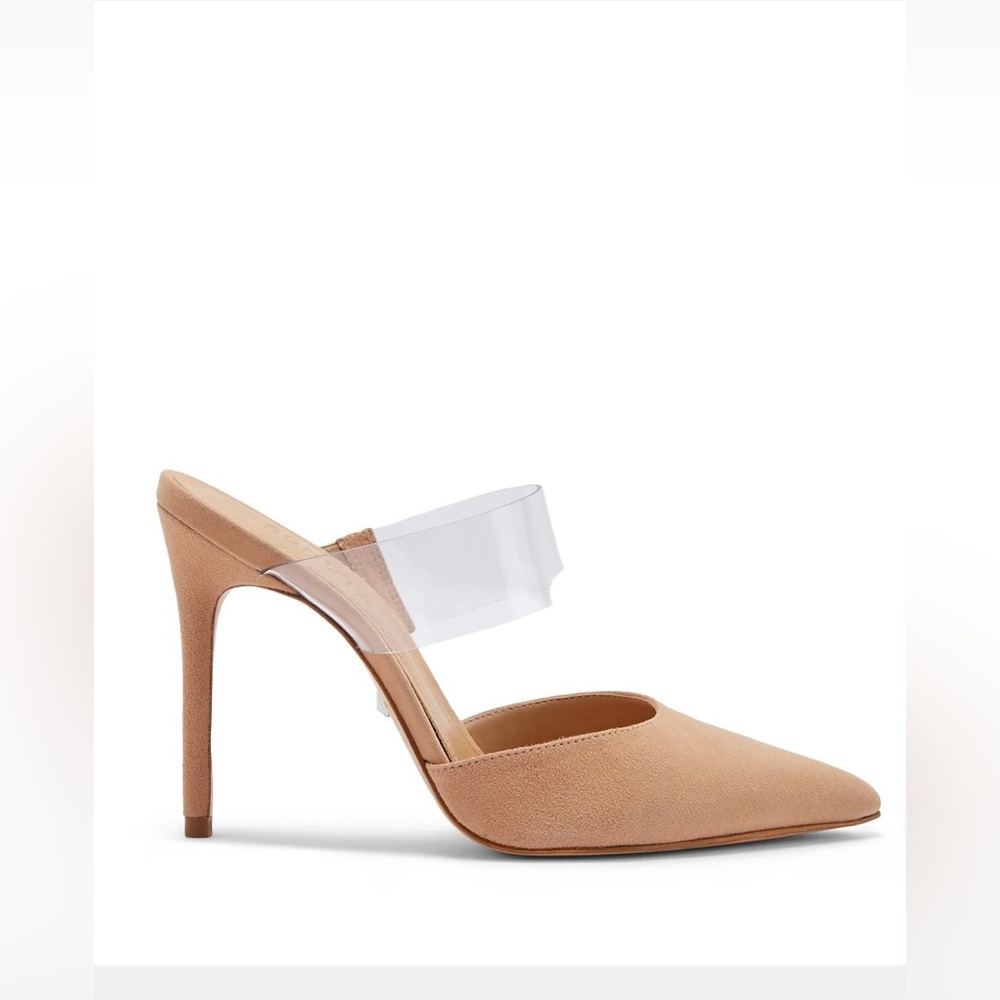 LovedSchutz Suede and Vinyl Mule (size 8)